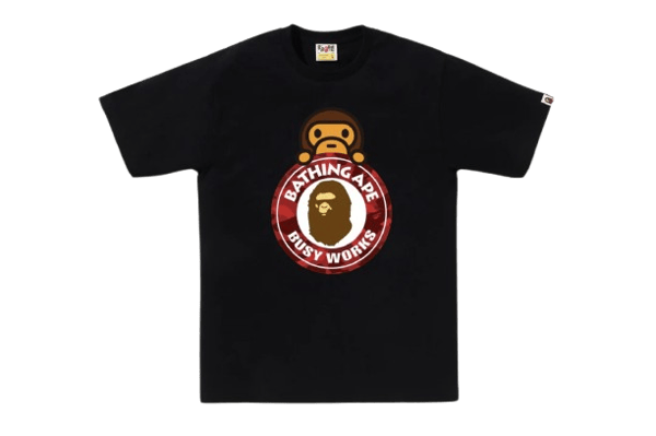 COLOR CAMO MILO ON BUSY WORKS TEE